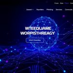 AI web design Houston - futuristic digital interface with neural network patterns