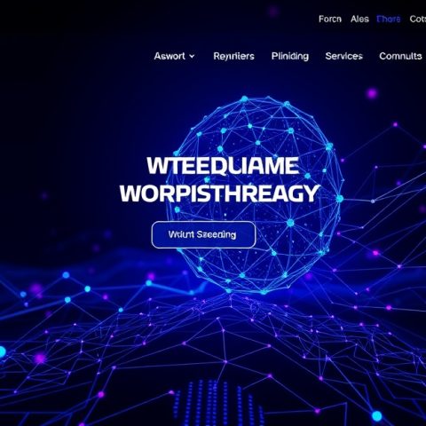 ai-web-design-houston-featured AI web design Houston - futuristic digital interface with neural network patterns