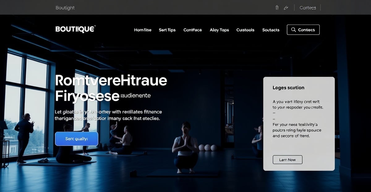 boutique-fitness-studio-featured Boutique fitness studio website design for new member conversion 2026