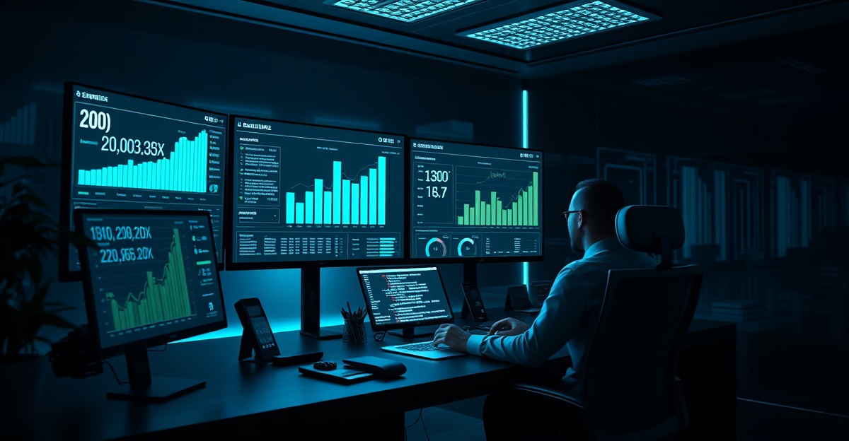 law-firm-digital-marketing-roi-2026 Small law firm attorney reviewing digital marketing performance dashboard 2026