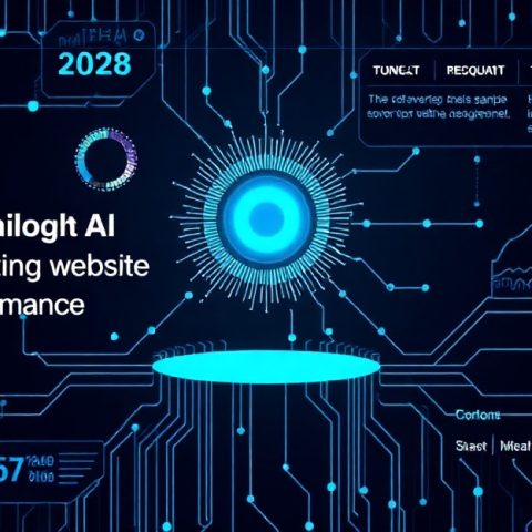 ai-website-optimization-featured AI-powered website optimization technology with neural networks and performance analytics