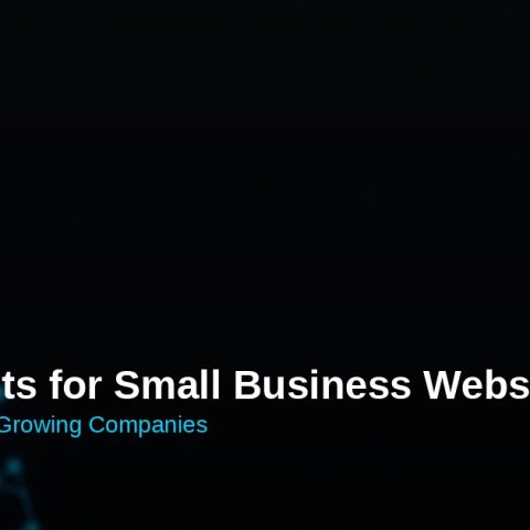 ai-chatbots-small-business-websites Dark tech illustration representing AI chatbots for small business websites