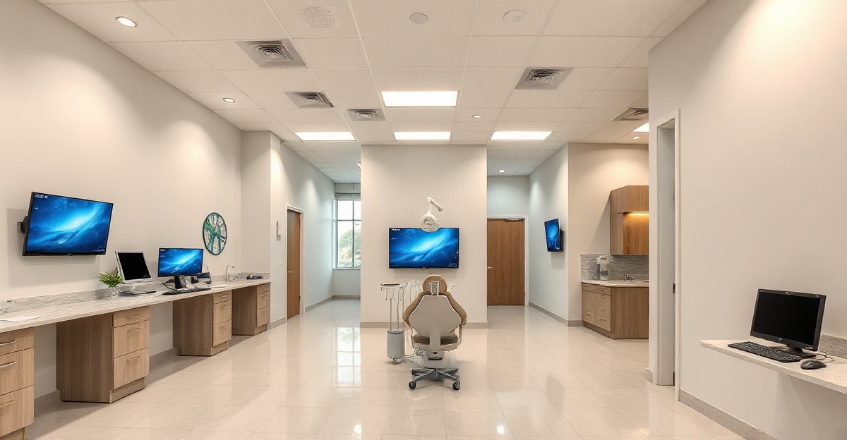 doctor-website-design-woodlands Modern medical office interior showcasing doctor website design The Woodlands healthcare facility