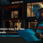 Modern contractor website homepage design for a Katy TX construction company