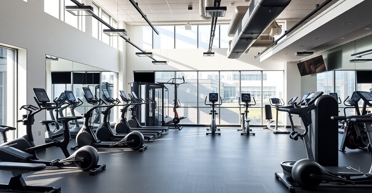 fitness-studio-website-design-houston Modern Houston fitness studio with professional equipment and sleek website design