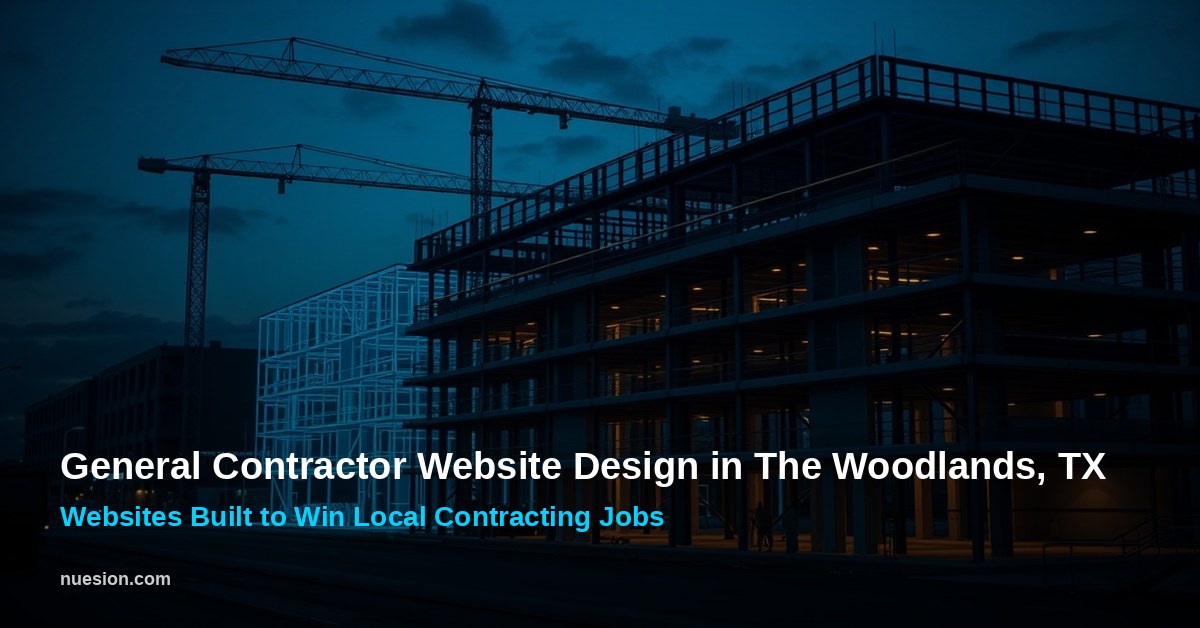 general-contractor-website-design-the-woodlands-tx General contractor website design mockup for The Woodlands TX