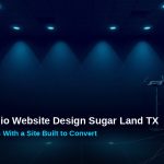 Fitness studio website design mockup for a Sugar Land TX gym