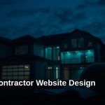 General contractor website design mockup for Humble Texas contractors