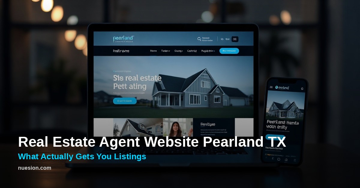 real-estate-agent-website-pearland-tx Real estate agent website design for Pearland TX agents