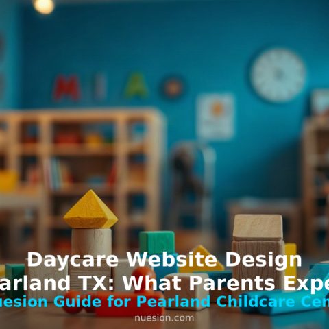 daycare-website-design-pearland-tx Daycare website design mockup for a Pearland TX childcare center