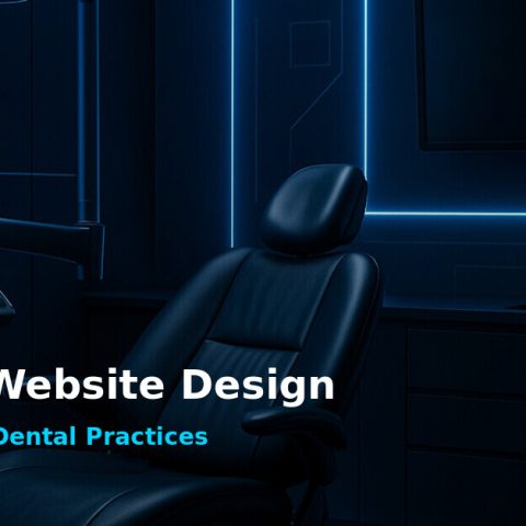 dentist-website-design-mckinney-tx modern dark dental office website design concept for McKinney Texas dentist
