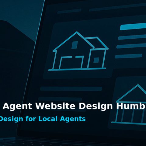 real-estate-agent-website-design-humble-tx Real estate agent website design Humble TX dashboard mockup on laptop