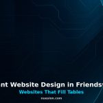 Restaurant website design Friendswood TX dark tech banner image
